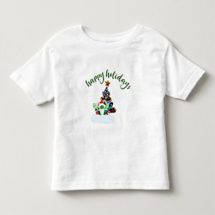 Merry & Magical  Christmas Cheer with a Dragon Twi Toddler T-shirt