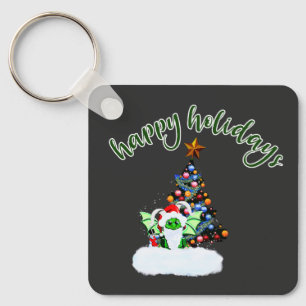 Merry & Magical Christmas with a Dragon Twist Keychain