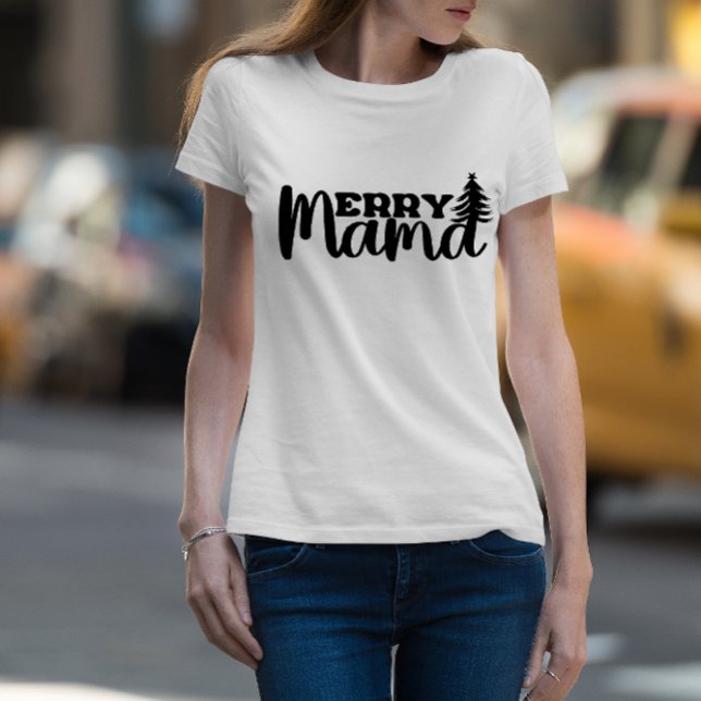 Merry Mama T-Shirt (Créateur téléchargé)