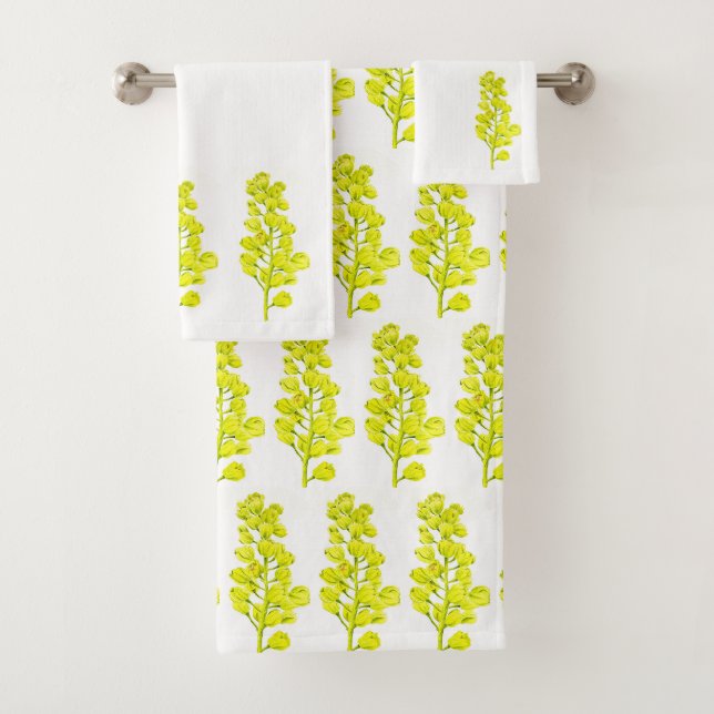 "Merry Maples' on a Bathroom Towel Set (II) (Insitu)