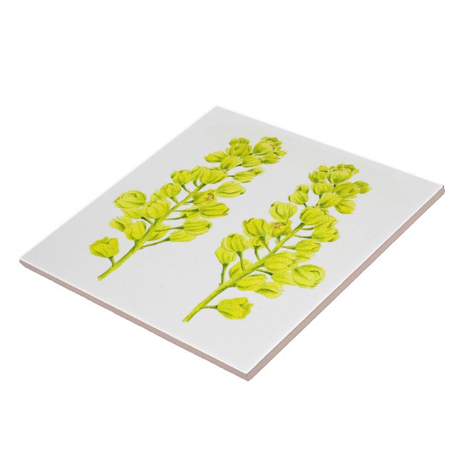 'Merry Maples' on a Ceramic Tile (II) (Side)