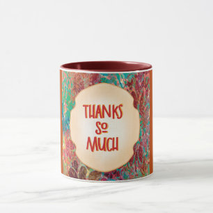 Merry Marigold Autumn Gratitude Latte Mug