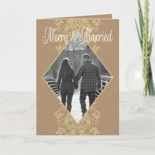 Merry & Married Holiday Wedding Thank You