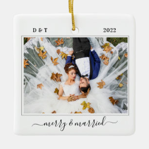Merry & Married Ornament