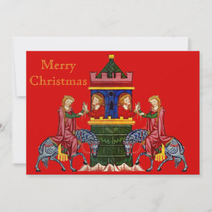 Merry Medieval Christmas Holiday Card