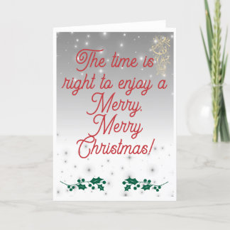 Merry Merry Christmas Card