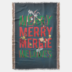 Merry Merry MERRIE MELODIES™ Throw Blanket
