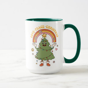 Merry Merry Merry Christmas - Be Groovy and Bright Mug