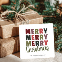 Merry Merry Merry Christmas Custom