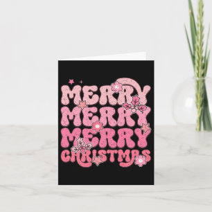 Merry Merry Merry Christmas Festivity  Card