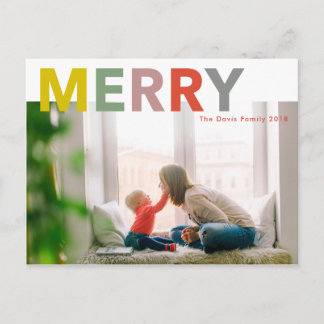 Merry Merry Postcard