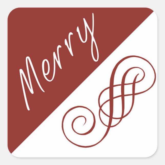 Merry, Merry - sticker (Front)