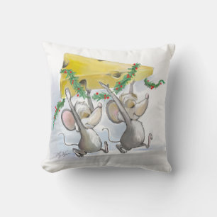 Merry Mice Mic & Mac Pillow