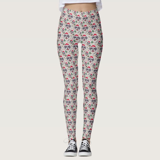 Merry Mishmash Leggings (Front)
