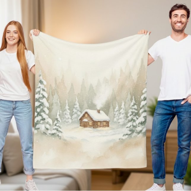 Merry Mist Cozy Fleece Blanket – 50"x60" (Creator Uploaded)