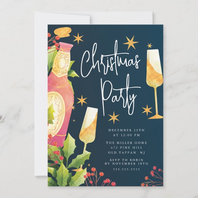 Merry Moments Christmas Party Invitation (Front)