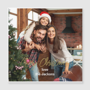 Merry Moments: Personalized Christmas Photo Card