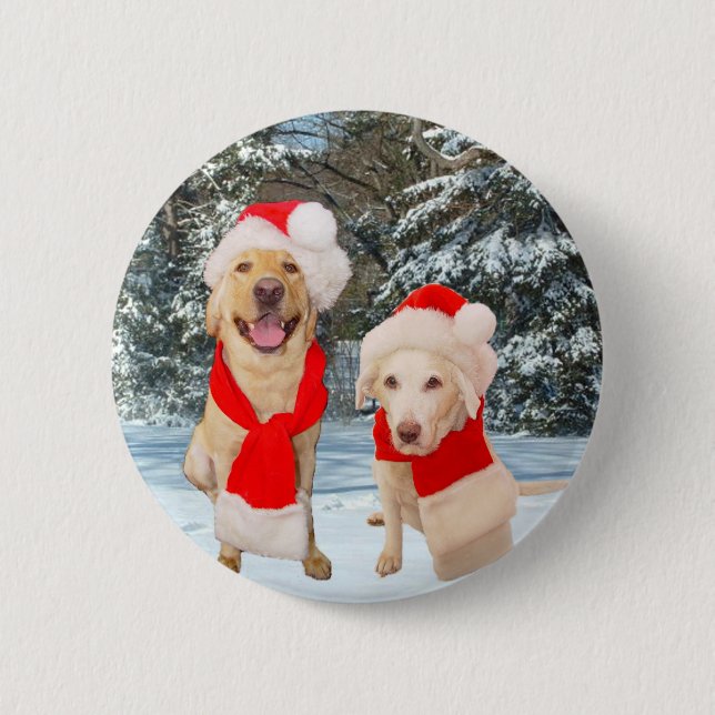 Merry Moses & Myrtie 2 Inch Round Button (Front)