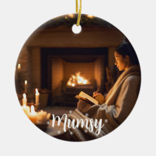 Merry & Mumsy, Cozy Holiday Moments Ceramic Ornament