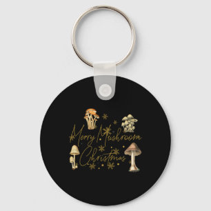 Merry Mushroom Christmas  Keychain