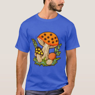 Merry Mushrooms 70S Kitchen friend T-Shirt