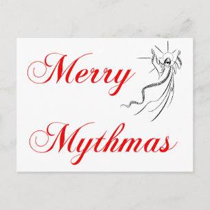 Merry Mythmas Holiday Postcard