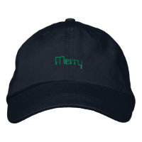 Merry Navy Jolly Vibes Timeless Adjustable-Hat
