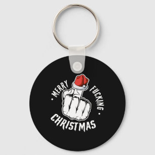 Merry Newnameing Christmas Inappropriate Men Adult Keychain