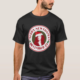 MERRY NEWTONMAS with Sir Isaac Newton T-Shirt