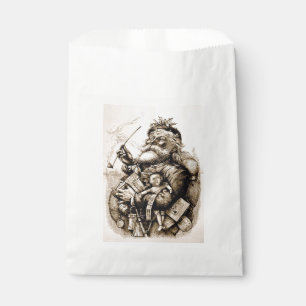 Merry Old Santa Claus Favour Bag