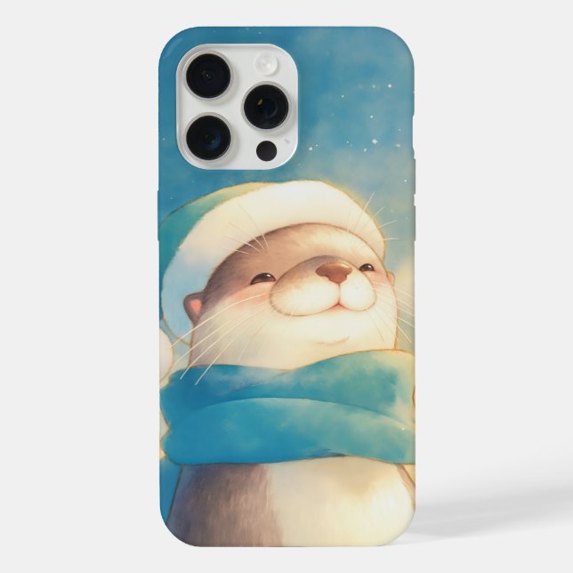 Merry Otter iPhone Case (Back)