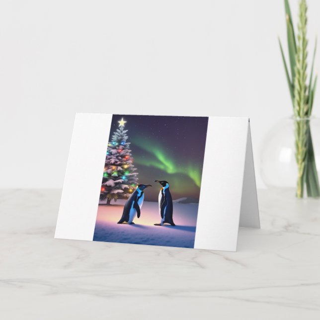 Merry Penguins 🎄 Card (Front)