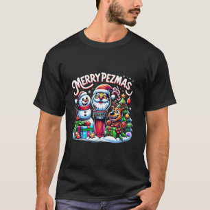 Merry Pezmas Candy Dispenser Collector Christmas L T-Shirt
