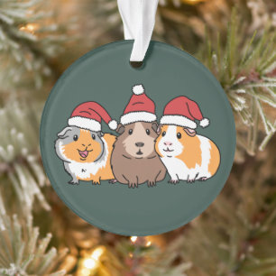 Merry Pigmas Guinea Pig Christmas Animal Lover  Ornament