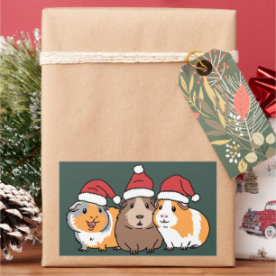 Merry Pigmas Guinea Pig Christmas Animal Lover Sticker
