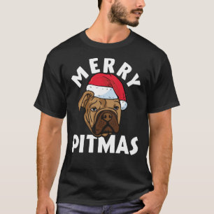 Merry Pitmas Pitbull Dog Ugly Christmas Sweater Tr