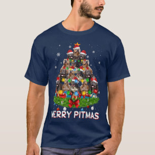 Merry Pitmas Pitbull Dog Ugly Christmas Sweater Tr