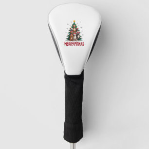 Merry Pitmas Pitbull Dog Ugly Christmas Sweater Tr Golf Head Cover