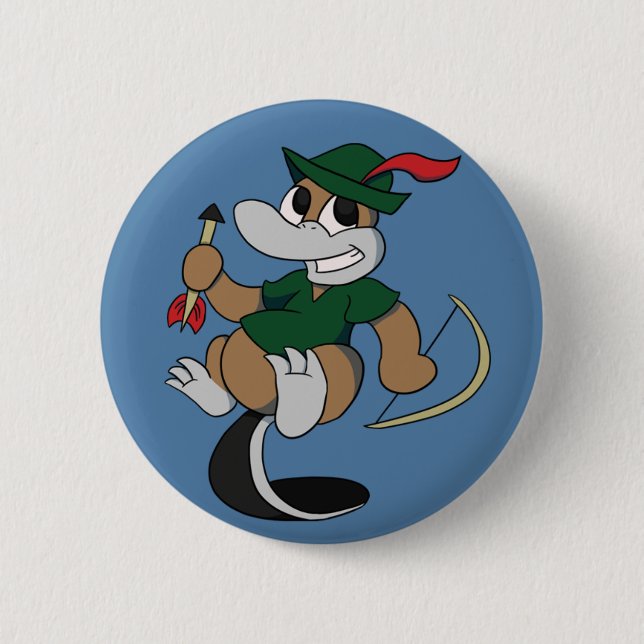 Merry Platypi Button (Front)