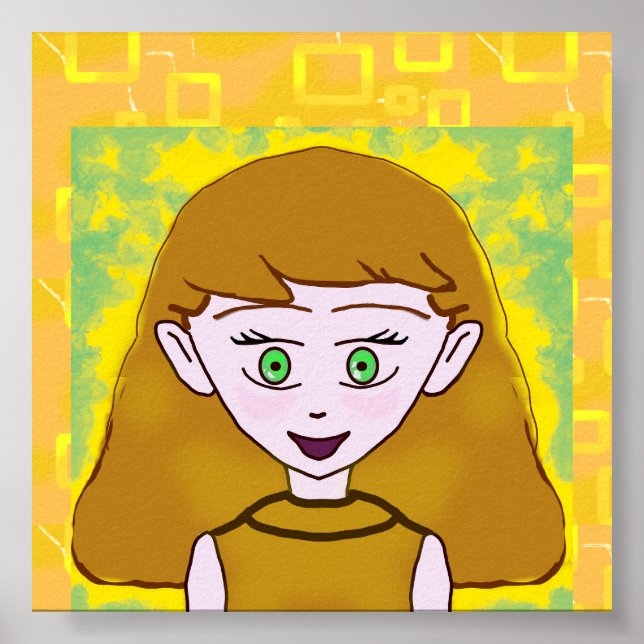 Merry Popcorn Anime Poster (Front)