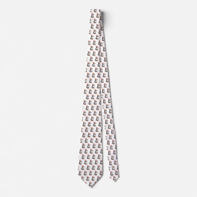 Merry Puffin Tie (Front)