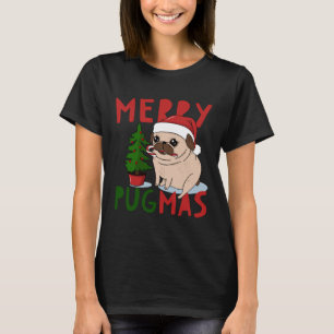 Merry Pugmas  Cute Christmas Pug Classic T-Shirt 5