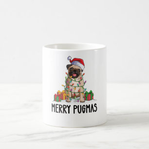Merry Pugmas Funny Pug Christmas 2022 Xmas Gift Coffee Mug