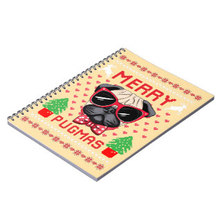 Merry Pugmas! Photo Album Notebook