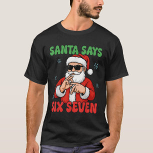 Merry Quackmas Christmas Santa Hat Reindeer Elf Ha T-Shirt