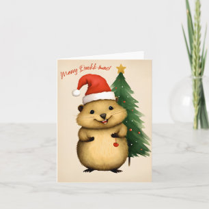 Merry Quokk-mas - Christmas  Card