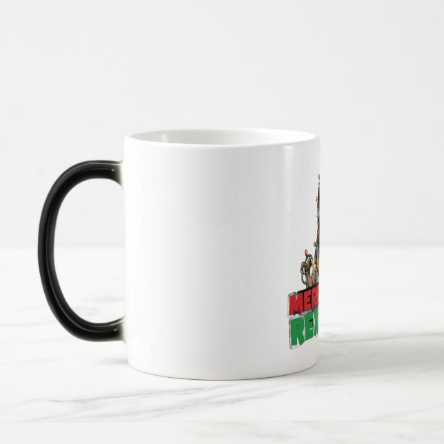 Merry Rex-mas Magic Mug (Left)