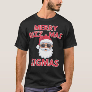 Merry Rizz Mas Sigmas- Gen Alpha Middle School Chr T-Shirt