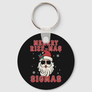 Merry Rizz Mas Sigmas Gen Alpha Middle School Chri Keychain