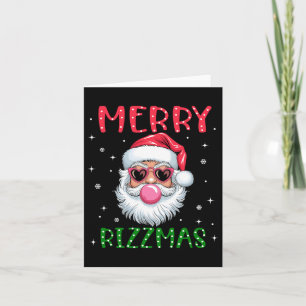 Merry Rizzmas Charisma Christmas Rizz Santa Claus Card